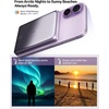 TORRAS MiniMag Pro Portable Charger Power Bank, 10000mAh 15W Magnetic Battery Pack for iPhone 17/16/15/14/13/12, Slim Magnetic Wireless Charger with 30W USB-C, Semi-Solid-State Battery for Travel(Purple)