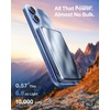 TORRAS MiniMag Pro Portable Charger Power Bank, 10000mAh 15W Magnetic Battery Pack for iPhone 17/16/15/14/13/12, Slim Magnetic Wireless Charger with 30W USB-C, Semi-Solid-State Battery for Travel(Blue)