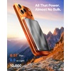 TORRAS MiniMag Pro Portable Charger Power Bank, 10000mAh 15W Magnetic Battery Pack for iPhone 17/16/15/14/13/12, Slim Magnetic Wireless Charger with 30W USB-C, Semi-Solid-State Battery for Travel(Mist Silver)