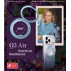 TORRAS O3 Air Gradient for iPhone 17 Pro Max Case with 360 Magnetic Stand | [Fit for MagSafe] [Military-Grade Protection] Slim Case for iPhone 17 Pro Max, 6.9″, Dusk Haze Purple(Dusk Haze)
