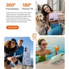 TORRAS O3 Fitness for iPhone 16 Pro Case Magnetic Stand, Fit for MagSafe, 360 Rotatable Stable Stand, Camera Control Button, Military-Grade Shockproof, Slim & Sleek, Mint Green Translucent(Crystal Clear)