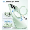 TORRAS O3 Fitness for iPhone 16 Pro Case Magnetic Stand, Fit for MagSafe, 360 Rotatable Stable Stand, Camera Control Button, Military-Grade Shockproof, Slim & Sleek, Mint Green Translucent(Mint Green)