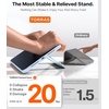 TORRAS Ostand K1 Guardian for iPad Pro 11 inch 4th/3rd/2nd/1st Generation 2022 2021 2020 2018 with Pencil Holder, Ultra Stable Stand, Multiple Adjustable Viewing Angles, Slim Protection, Black(Blue)