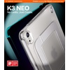 TORRAS Ostand K3 Neo for iPad Air 11 Inch Case (M4 2026, M3 2025, M2 2024), Viewing Angles Adjustable,Ultra Stable Stand, Shockproof Protective Slim Kickstand Case with Pencil Holder, Glacier Sprint(Matte Translucent)