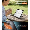 TORRAS Ostand K3 Neo for iPad Air 11 Inch Case (M4 2026, M3 2025, M2 2024), Viewing Angles Adjustable,Ultra Stable Stand, Shockproof Protective Slim Kickstand Case with Pencil Holder, Glacier Sprint(Obsidian Black)