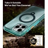 TORRAS Ostand Q3 Air for iPhone 16 Pro Max Case with 360 Magnetic Stand, Fit for MagSafe, Military Grade Drop Tested, Camera Control Button, Shockproof Phone Case for iPhone 16 Pro Max 6.9″, Black(Glacier Sprint)