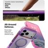 TORRAS Ostand Q3 Air for iPhone 16 Pro Max Case with 360 Magnetic Stand, Fit for MagSafe, Military Grade Drop Tested, Camera Control Button, Shockproof Phone Case for iPhone 16 Pro Max 6.9″, Black(Violet Surge)