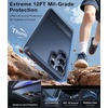 TORRAS Ostand Q3 VegSkin for Samsung Galaxy S26 Ultra Case Leather, 360 Magnetic Stand, Fit for MagSafe, Premium Vegan Leather Case for S26 Ultra Case, Microfiber Lining, Amethyst Purple(Black)