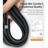 TORRAS Phone Lanyard Crossbody with 2 Phone Tabs, Adjustable Anti Theft Phone Strap for All Phones, Premium Metal Buckles, Skin-Friendly, Universal Cell Phone Neck lanyard for Travel Essentials, Black(2-khaki)