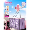 TORRAS Pink Phone Holder for Car【Embrace Your Girly Girl】 Car Phone Mount for Women, Cell Phone Car Mount for iPhone 16 15/Pro Max, Cute Car Phone Holder for Thick Case, Dashboard/Vent/Windshield