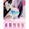 TORRAS Pink Phone Holder for Car【Embrace Your Girly Girl】 Car Phone Mount for Women, Cell Phone Car Mount for iPhone 16 15/Pro Max, Cute Car Phone Holder for Thick Case, Dashboard/Vent/Windshield