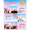 TORRAS Pink Phone Holder for Car【Embrace Your Girly Girl】 Car Phone Mount for Women, Cell Phone Car Mount for iPhone 16 15/Pro Max, Cute Car Phone Holder for Thick Case, Dashboard/Vent/Windshield