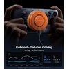 TORRAS PolarCircle Qi2.2 Wireless Charger, 25W Cooling Magnetic Pad for iPhone 17/16, Wireless Charger for Samsung Galaxy S26/S25 with 360°Spin Stand, Semiconductor Game Cooler, with 45W IceNano Plug(Orange)