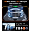 TORRAS Q3 Spin for iPhone 14 Pro Max Case with 360 Magnetic Stand, Compatible with MagSafe, Military Grade Protective Case for iPhone 14 Pro Max Phone Case with Kickstand, Black(Black)