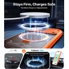 TORRAS Q3 Spin for iPhone 14 Pro Max Case with 360 Magnetic Stand, Compatible with MagSafe, Military Grade Protective Case for iPhone 14 Pro Max Phone Case with Kickstand, Black(Neon Orange)
