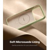 TORRAS Q3 Wind for iPhone 17 Pro Max Case Liquid Silicone, Fit for MagSafe, 360 Spin Magnetic Stand, Soft Grip, Camera Control, Protective Phone Case for iPhone 17 Pro Max Case, Cream Glow(Sage Green)
