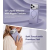 TORRAS Q3 Wind for iPhone 17 Pro Max Case Liquid Silicone, Fit for MagSafe, 360 Spin Magnetic Stand, Soft Grip, Camera Control, Protective Phone Case for iPhone 17 Pro Max Case, Cream Glow(Lilac Haze)