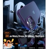 TORRAS Shockproof for iPhone 17 Pro Max Case with Camera Control Button, [12FT Military Grade Drop Protection] Enhanced Grip & Soft Touch Translucent Slim 17 Pro Max Case [3 colors Buttons], Deep Blue(Purple)