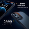 TORRAS Shockproof for iPhone 17 Pro Max Case with Camera Control Button, [12FT Military Grade Drop Protection] Enhanced Grip & Soft Touch Translucent Slim 17 Pro Max Case [3 colors Buttons], Deep Blue(Black)