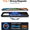 TORRAS Slim Fit Magnetic Stand for iPhone 15 Pro Case, Fit for MagSafe, Camera Kickstand, Ultra Thin Anti-Scratch Slim Protective Matte Case for iPhone 15 Pro Phone Case 6.1”, Black Titanium(Black)