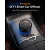 TORRAS Smart Car Air Freshener, Ultra-wide Ultrasonic Atomization Car Freshener, Blue Ambient Light, AUTO On/Off, Adjustable Mode, Natural fragrance, Bamboo Forest Scent