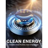 TORRAS Solar-Powered Car Air Freshener Diffuser, Essential Oils, Plant Extracts Scent, Super Quiet Cool Accessory