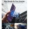 TORRAS Strong Magnetic & Seamless Stand for Samsung Galaxy S25 Plus Case, Fit for MagSafe, Mil-Grade Drop Protection, Kickstand for Samsung Galaxy S25 Plus Case, Anti-Yellowing Diamond Clear(Deep Purple)