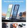 TORRAS Strong Magnetic & Seamless Stand for Samsung Galaxy S25 Plus Case, Fit for MagSafe, Mil-Grade Drop Protection, Kickstand for Samsung Galaxy S25 Plus Case, Anti-Yellowing Diamond Clear(Navy Blue)