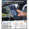 TORRAS Stronger Magnetic & Shockproof for iPhone 17 Pro Max Case, Fit for MagSafe, Mil-Grade Drop Protection, Camera Control, DIY Button, Slim for iPhone 17 Pro Max Phone Case Translucent Deep Blue(Blue)