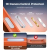 TORRAS Ultra Magnetic Ostand for iPhone 15 Pro Case [Fit for MagSafe] [Sturdy Stand & Ring Holder] Mil-Grade Shockproof Anti-Yellow Anti-Scratch Slim Protective Kickstand Case, Crystal Clear 6.1 inch(Cosmic Orange)