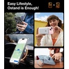 TORRAS Ultra Magnetic Ostand for iPhone 15 Pro Case [Fit for MagSafe] [Sturdy Stand & Ring Holder] Mil-Grade Shockproof Anti-Yellow Anti-Scratch Slim Protective Kickstand Case, Crystal Clear 6.1 inch(Crystal Clear)