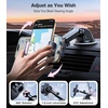 TORRAS Ultra-Durable Phone Holders for Your Car【96+LBS Strongest Suction】 Car Phone Holder Mount, Safety Certs Cell Phone Car Mount Truck for Dashboard Windshield Vent for iPhone 17 16 15 14 Pro Max(Pink)