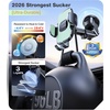 TORRAS Ultra-Durable Phone Holders for Your Car【96+LBS Strongest Suction】 Car Phone Holder Mount, Safety Certs Cell Phone Car Mount Truck for Dashboard Windshield Vent for iPhone 17 16 15 14 Pro Max(Sage)