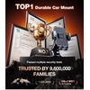 TORRAS Ultra-Durable Phone Holders for Your Car【96+LBS Strongest Suction】 Car Phone Holder Mount, Safety Certs Cell Phone Car Mount Truck for Dashboard Windshield Vent for iPhone 17 16 15 14 Pro Max(Black)