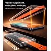 TORRAS Uncrackable 9H+ for iPhone 17 Pro Max Privacy Screen Protector [ 12FT Military-Grade Anti Shatter] [Top 25° Anti Spy, Data Protection] Full Coverage Tempered Glass, 2-Pack 6.9″(17 Pro(6.3 inch))