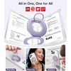 TORRAS Upgrade Gen2.0 (Dual-Ring) Fit for MagSafe Phone Grip Ring Holder, Kickstand Magnetic, Compatible with MagSafe Accessories for iPhone 17/16/15/14/13/12/11 Samsung, Google, Android, Desert Gold(Purple)
