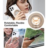 TORRAS Upgrade Gen2.0 (Dual-Ring) Fit for MagSafe Phone Grip Ring Holder, Kickstand Magnetic, Compatible with MagSafe Accessories for iPhone 17/16/15/14/13/12/11 Samsung, Google, Android, Desert Gold(Gold)