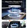 TORRAS Upgraded 360 Spin Magnetic Stand for iPhone 16 Pro Case, Fit for MagSafe, Built-in Kickstand, Camera Control, Mil-Grade Protective Soft Edge Translucent Case for iPhone 16 Pro, Black 6.3”(Brown)