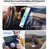 TORRAS Upgraded Magnetic Shockproof for Samsung Galaxy Z Fold 7 Case with Screen Protector, Fit for MagSafe, 4X Military Grade Hinge Protection, Translucent Slim Case for Samsung Z Fold 7, Black(Blue)