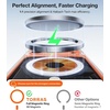 TORRAS Upgraded Magnetic & Stand for iPhone 14 Pro Case [Military Grade Drop Tested] [Compatible with MagSafe] Slim Thin Light Frosted Case for iPhone 14 Pro Phone Case Professional (6.1″), Black(Clear-17 Pro)