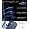 TORRAS for Samsung Galaxy S26 Ultra Case Clear, [2026 Upgraded Non-Yellowing] [12FT Military-Grade Protection] Transparent Slim Case for Samsung S26 Ultra Case Thin, Diamond Clear, Hard, 6.9″(Blue)