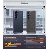 TORRAS for Samsung Galaxy S26 Ultra Case Clear, [2026 Upgraded Non-Yellowing] [12FT Military-Grade Protection] Transparent Slim Case for Samsung S26 Ultra Case Thin, Diamond Clear, Hard, 6.9″(Purple)