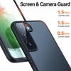 TORRAS for Samsung Galaxy S26 Ultra Case Clear, [2026 Upgraded Non-Yellowing] [12FT Military-Grade Protection] Transparent Slim Case for Samsung S26 Ultra Case Thin, Diamond Clear, Hard, 6.9″(Black)