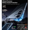 TORRAS for Samsung Galaxy S26 Ultra Case Clear, [2026 Upgraded Non-Yellowing] [12FT Military-Grade Protection] Transparent Slim Case for Samsung S26 Ultra Case Thin, Diamond Clear, Hard, 6.9″(Clear)