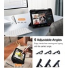 TORRAS for iPad Air 11 inch Case M2/M3/M4, iPad Air 6th/ 5th / 4th Generation Case with Pencil Holder, Auto Sleep/Wake, Protective Leather Stand Cover, Black(Black)