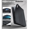 TORRAS for iPad Air 11 inch Case M2/M3/M4, iPad Air 6th/ 5th / 4th Generation Case with Pencil Holder, Auto Sleep/Wake, Protective Leather Stand Cover, Black(Black)