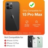TORRAS for iPhone 16 Pro Max Case Clear with Stand, [Fit for MagSafe][Shockproof Military Grade Protection] Slim Magnetic Phone Case for iPhone 16 Pro Max 6.9″ 2024, Clear(Natural Titanium)