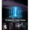TORRAS for iPhone 16 Pro Max Case Clear with Stand, [Fit for MagSafe][Shockproof Military Grade Protection] Slim Magnetic Phone Case for iPhone 16 Pro Max 6.9″ 2024, Clear(Purple)