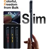 TORRAS for iPhone 17 Pro Case, Beyond Military-Grade Protection, Camera Control Button, DIY Buttons, Translucent Matte Slim Thin Shockproof Hard Back Anti-Scratch case for iPhone 17 Pro, Deep Blue(Black-17Pro)