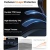 TORRAS for iPhone 17 Pro Case, Beyond Military-Grade Protection, Camera Control Button, DIY Buttons, Translucent Matte Slim Thin Shockproof Hard Back Anti-Scratch case for iPhone 17 Pro, Deep Blue(Black-17Pro)